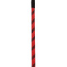Devil Stick Cravache cuir et nylon Neon Stick 72cm Noir-Rouge